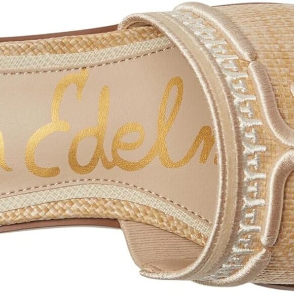 Women's Woven Slide Sandals Natural Multi Size 8 Comfort Boho Summer Shoes - Picture 2 of 7